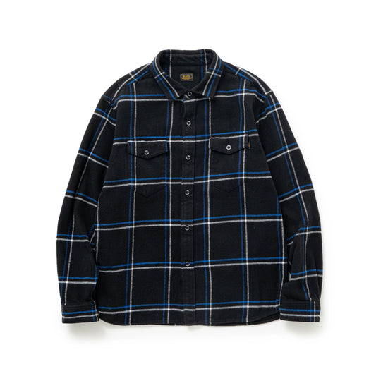 RATS COTTON FLANNEL CHECK SHIRT