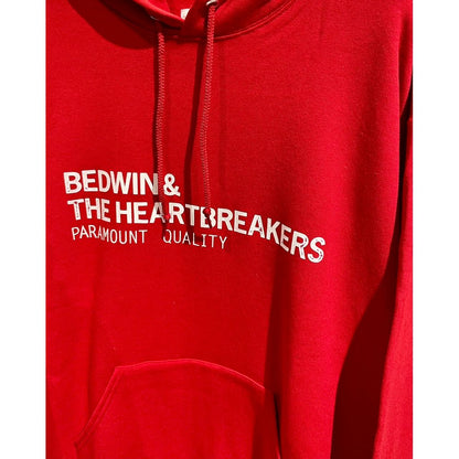 BEDWIN & THE HEARTBREAKER LINEAGE Ex. PRINT HOODIE（RED）