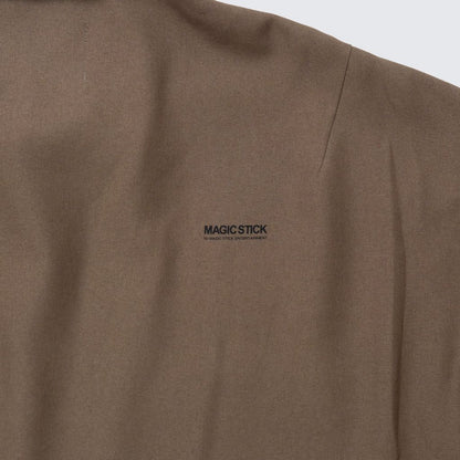 MAGIC STICK THE CORE HALF ZIP SHIRT (COCOA BROWN) 26FW-MS8-003