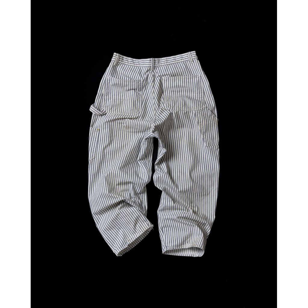ANACHRONORM HICKORY REMAKED DOUBLEKNEE PAINTER PANTS HICKORY (REMAKE)