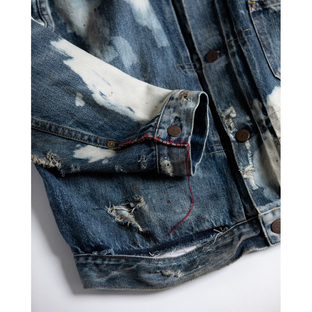 ANACHRONORM HARD REMAKED FRONT TUCK DENIM JACKET INDIGO (REMAKE