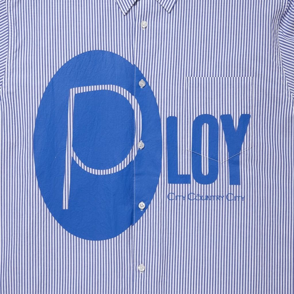 CITY COUNTRY CITY COTTON STRIPE SHIRT_PLOY A ARTWORK BY Abu Qadim Haqq_STRIPE#2