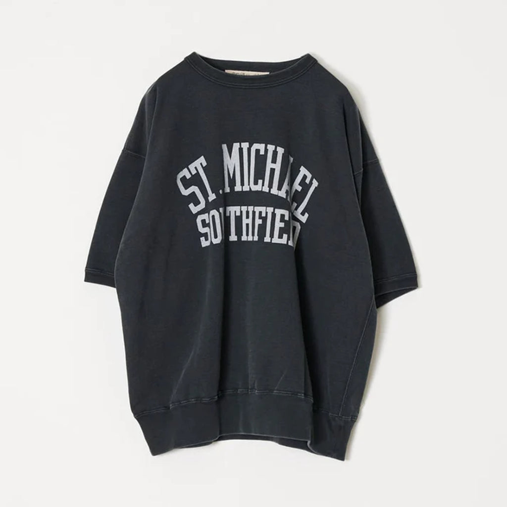 REMI RELIEF SP加工裏毛SSクルー(ST.MICHAEL) REMI RELIEF SP加工裏毛SSクルー(ST.MICHAEL) – MAROON WEBSTORE