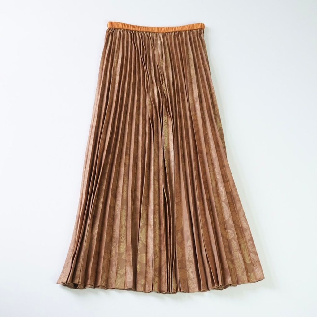 THOMAS MAGPIE Paisley pleats skirt