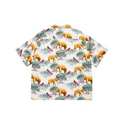 BEDWIN & THE HEARTBREAKERS S/S ORG ALOHA SHIRT "ROGERS"