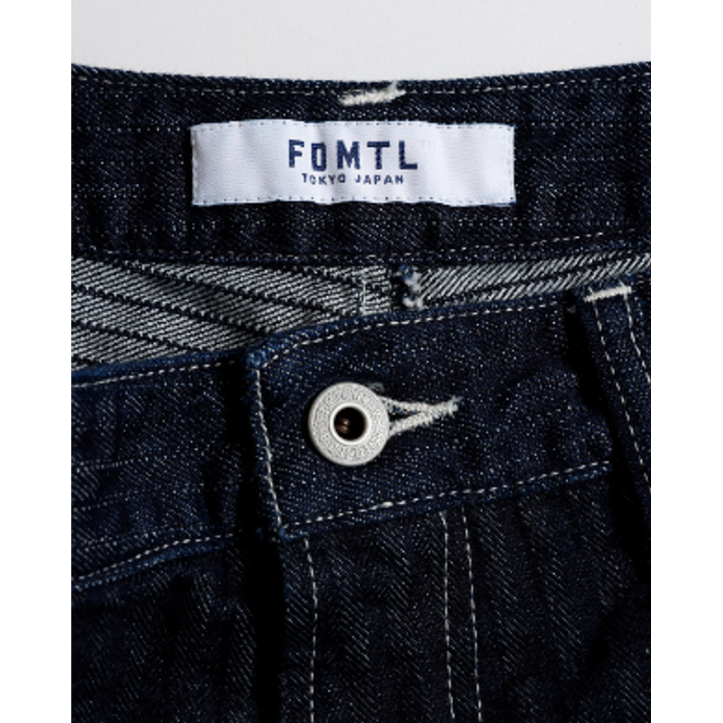 FDMTL FA26PN12R  PATCHWORK DOUBLE KNEE PANTS RINSE