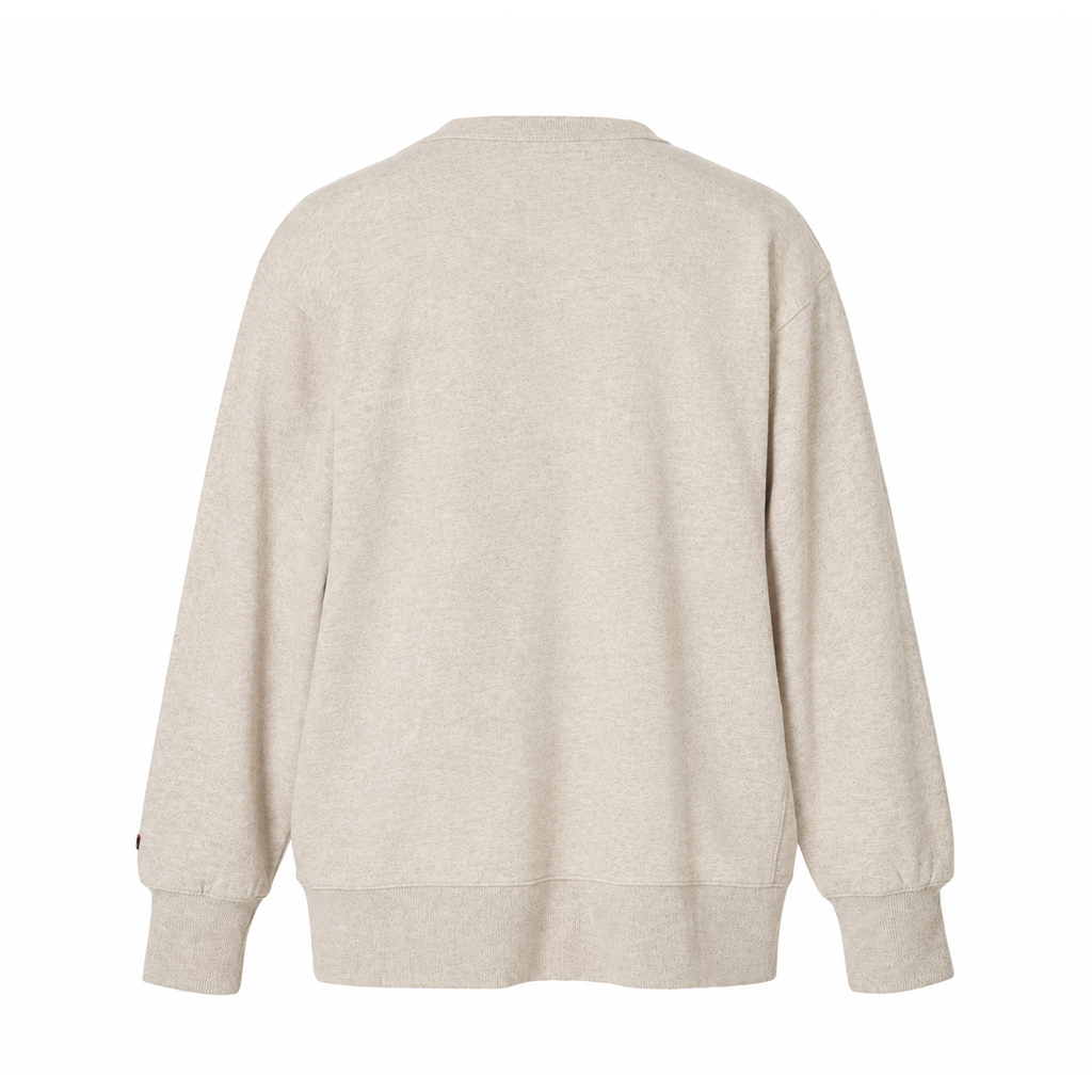 NANGA ECOHYBRID MESSAGE EMB SWEAT