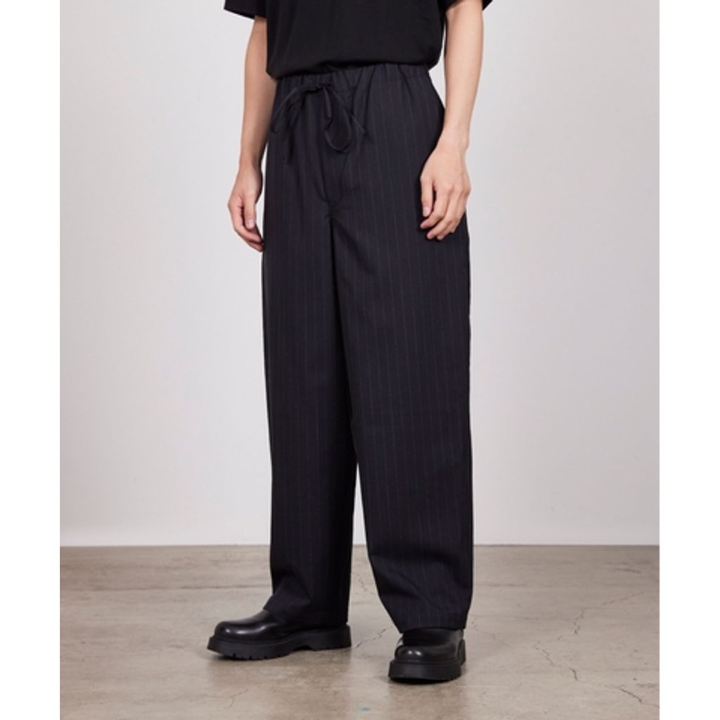 MARKA 2/72 WASHER WOOL TROPICAL COCOON WIDE EASY PANTS