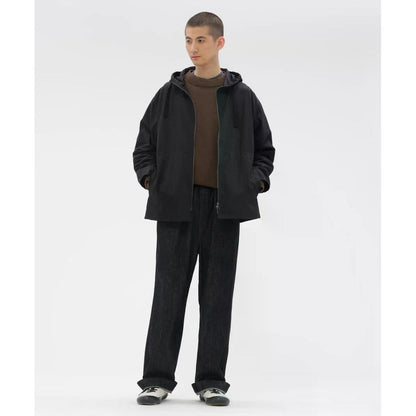 MHL. CANTON LIGHT DENIM TROUSERS