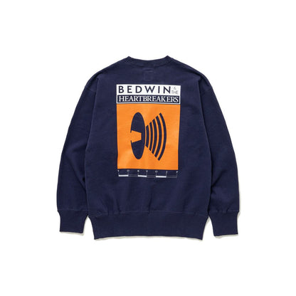 BEDWIN & THE HEARTBREAKERS L/S PRINTED C-NECK SWEAT "M.GORE"