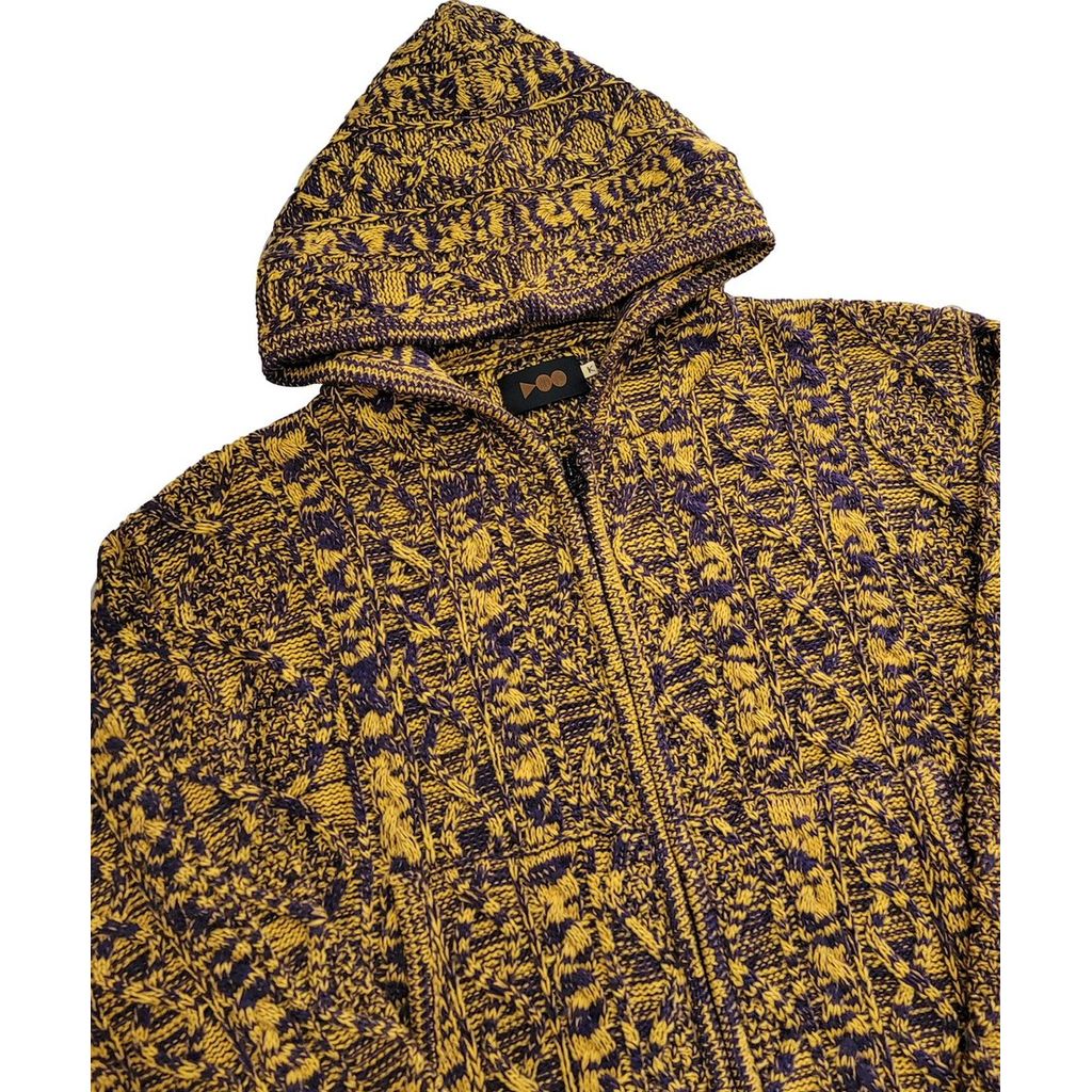 VOO F.Z.P MIX KNIT JACKET