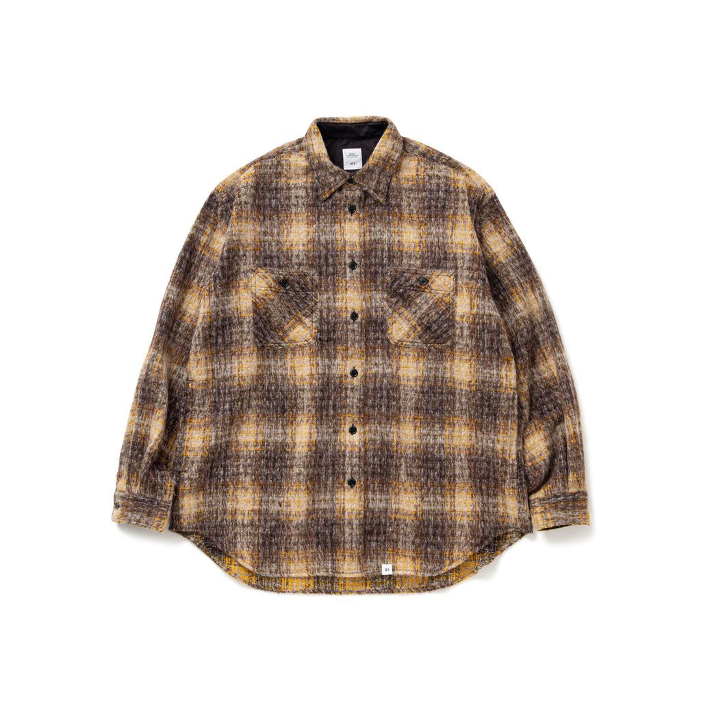 BEDWIN & THE HEARTBREAKERS L/S WOOL BIG SHIRT "BILLY"