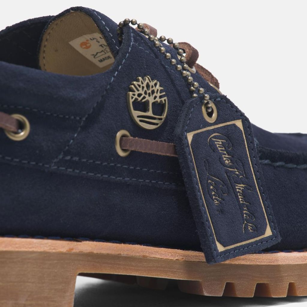 Timberland Authentic 3 Eye Classic Blue Suede