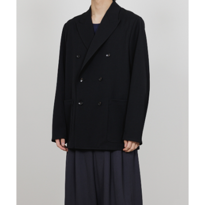 marka 2/60 Washer Wool Gabardine W.B Jacket Loose Fit