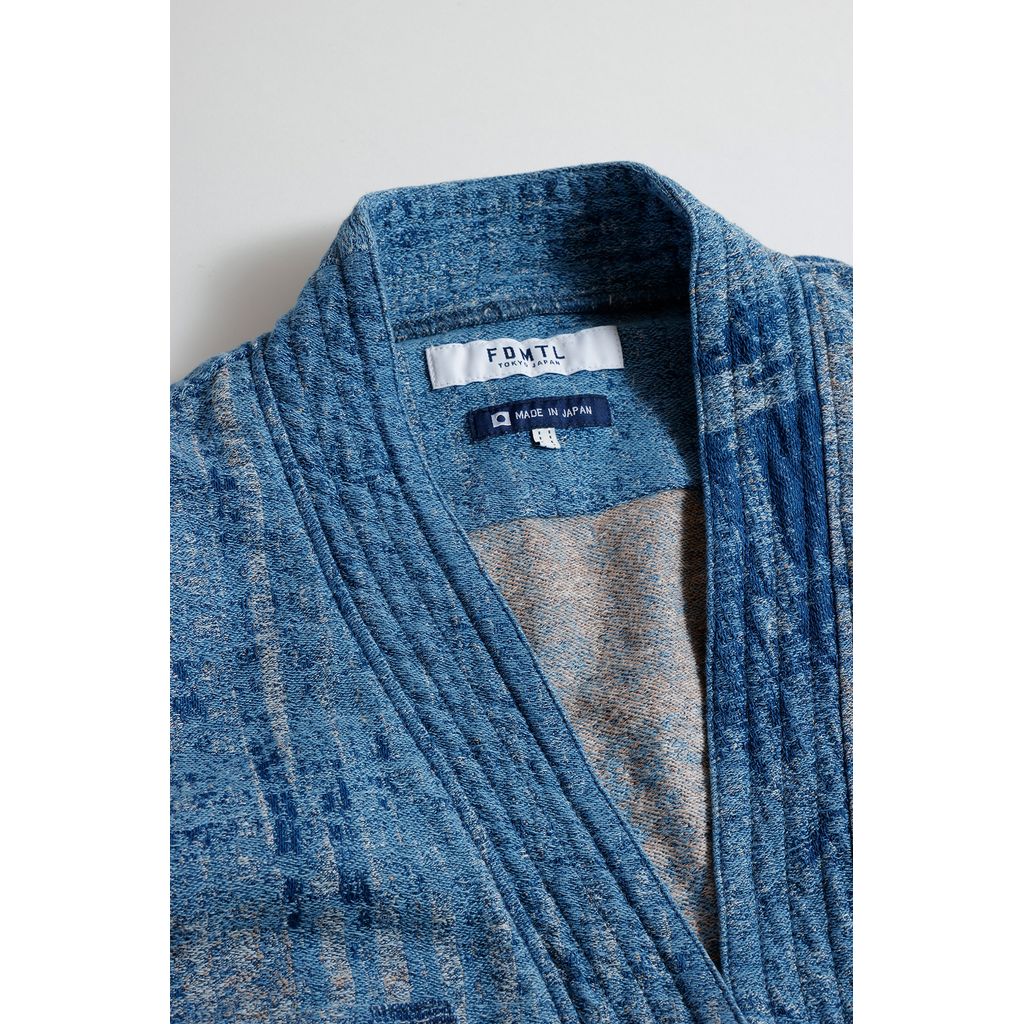 FDMTL BORO JAQUARD HAORI SHIRT 3YR WASH