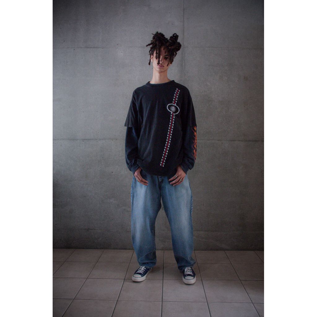 ANACHRONORM CONTEXT-003N 80's WIDE 5P PANTS