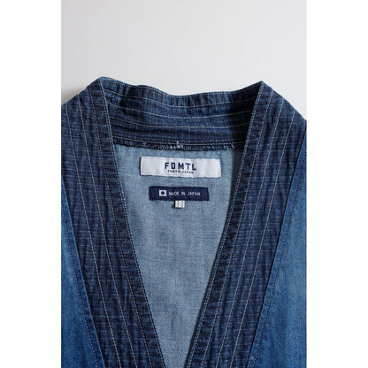 FDMTL DENIM HAORI S/S SHIRT 3YR WASH