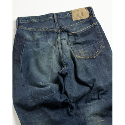 ANACHRONORM AN401 HARD REMAKED REGULAR TAPERED 5P PANTS INDIGO (REMAKE)