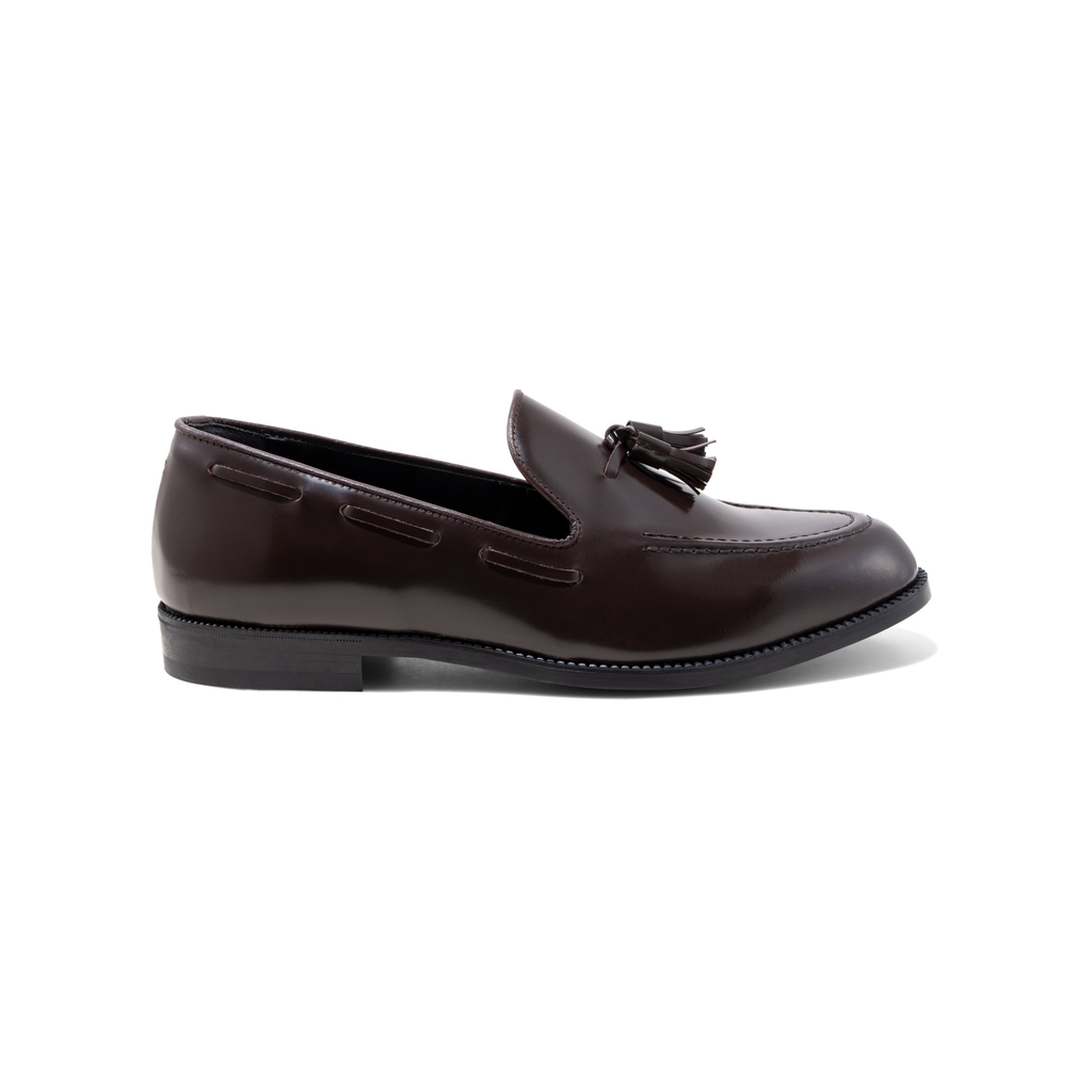 KENFORD MENS TASSEL LOAFERS / WINE