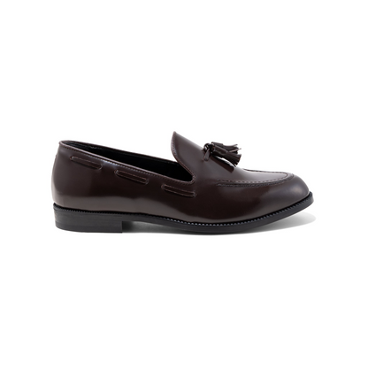 KENFORD MENS TASSEL LOAFERS / WINE