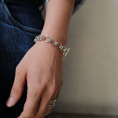 XOLO JEWELRY  Horn Link Bracelet 12mm-17cm