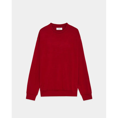marka  Super 100s Washable Wool Jersey / Crew Neck L/S Tee