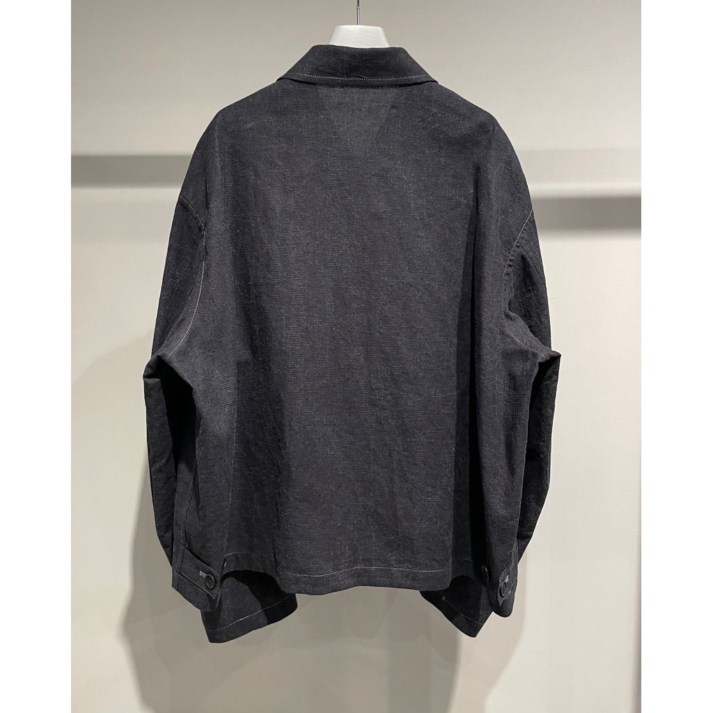 Y's for men INK-DYED HOUNDSTOOTH BLOUSON