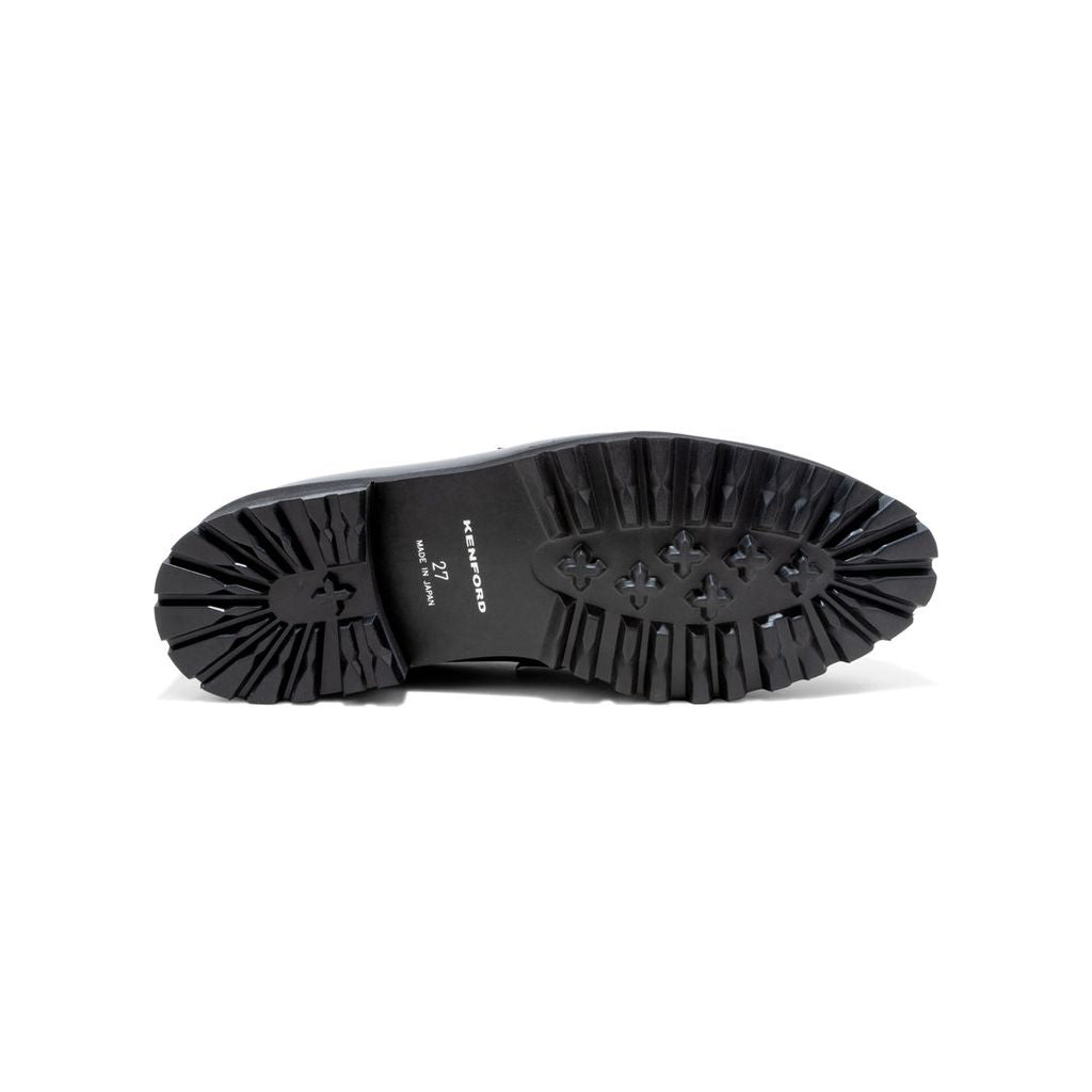 KENFORD MENS TANK SOLE LOAFERS / BLACK