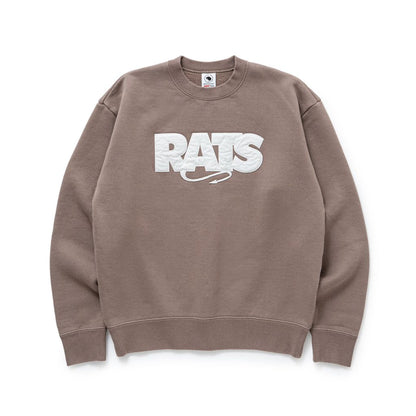RATS BOX LOGO CREW NECK SWEAT