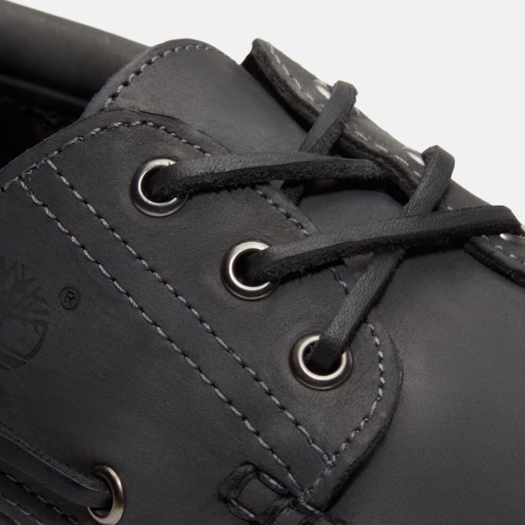 Timberland スリーアイ(3eye) ラグ ハンドソーン ボート シューズ メンズ (ダークグレー）