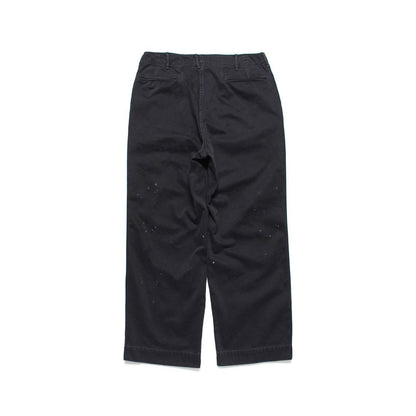 BOWWOW BLACK WORK TROUSERS AGED