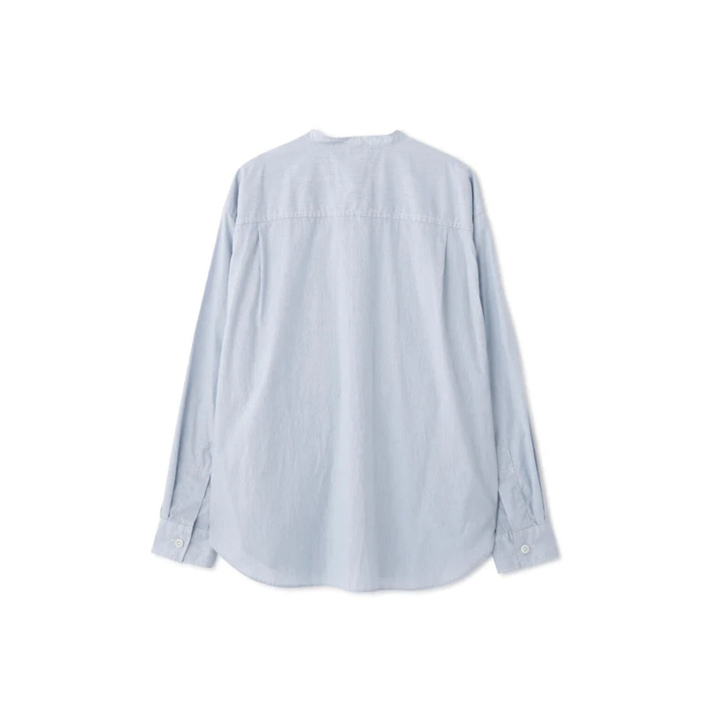 MHL. WORN COTTON HAIRLINE STRIPE SHIRT