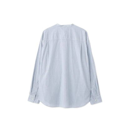 MHL. WORN COTTON HAIRLINE STRIPE SHIRT
