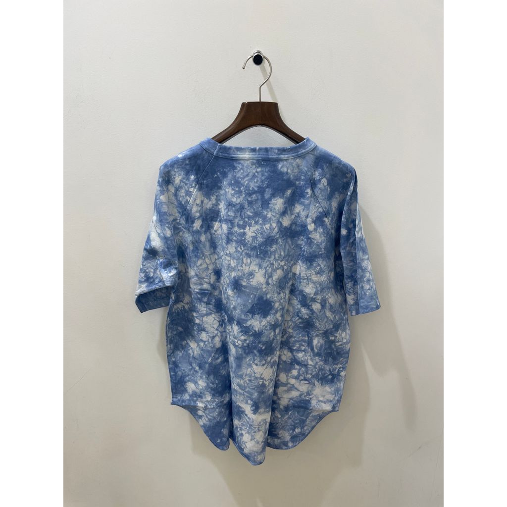 WALLA WALLA SPORT TIE-DYE 1/2 LOOSE BASEBALL TEE