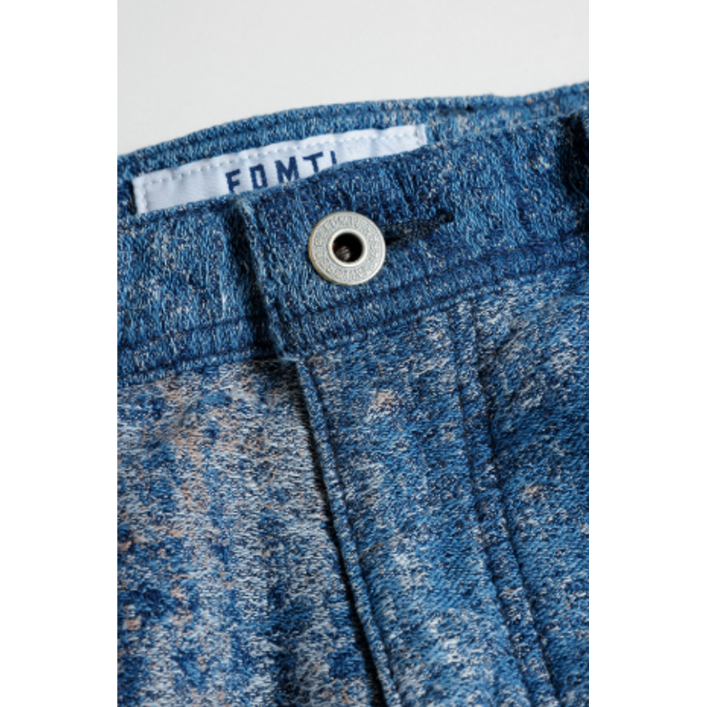 【予約商品】 FDMTL BORO JAQUARD WIDE PANTS 3YR WASH