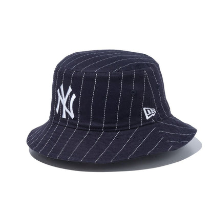 NEW ERA バケット01 リバーシブル MLB Reversible Hat ニューヨーク・ヤンキース ネイビー/ネイビーストライプ