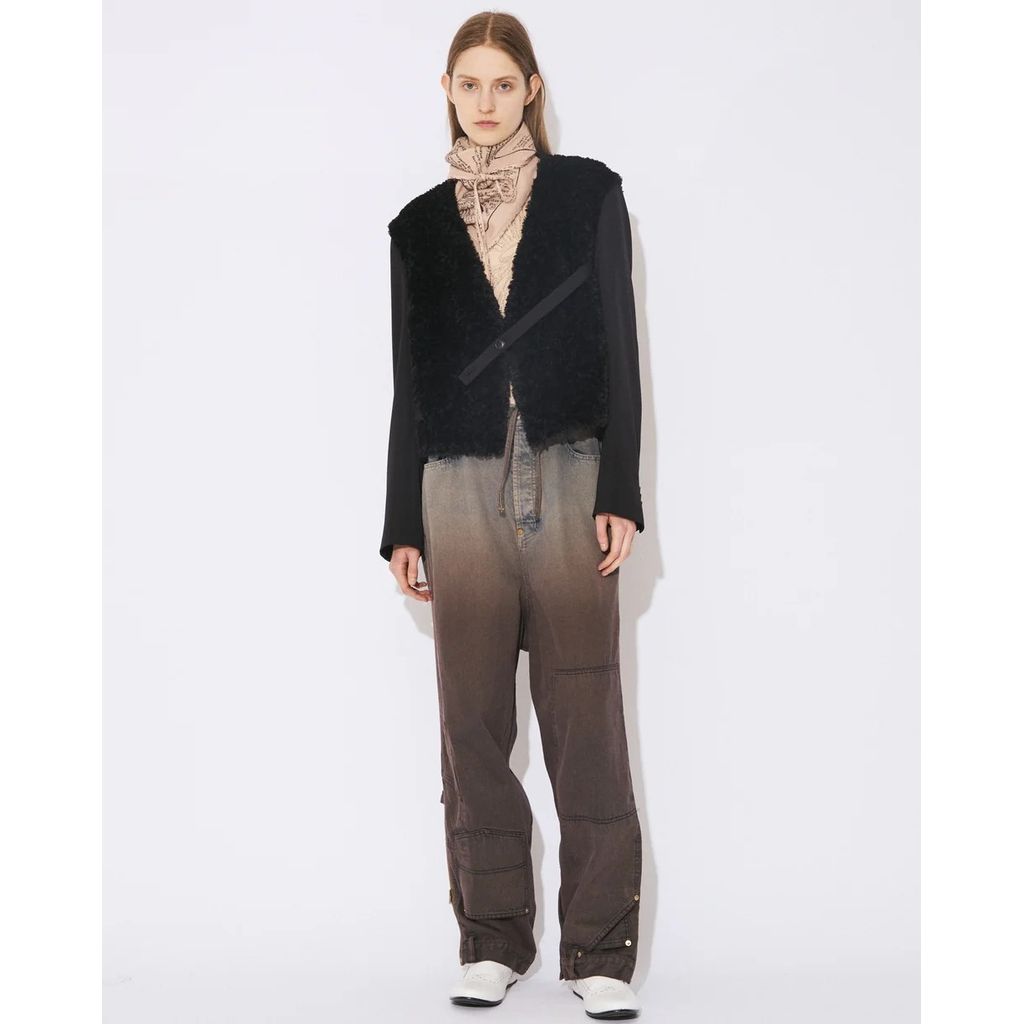 beautiful people double-end selvedge denim pants gradation