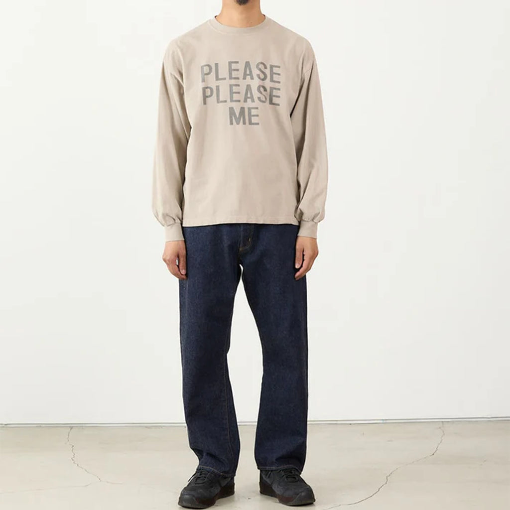 REMI RELIEF HARD SP加工20/-天竺ロンT(PLEASE)