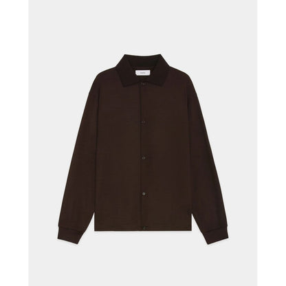 marka  Super 100s Washable Wool Jersey / Shirt Cardigan