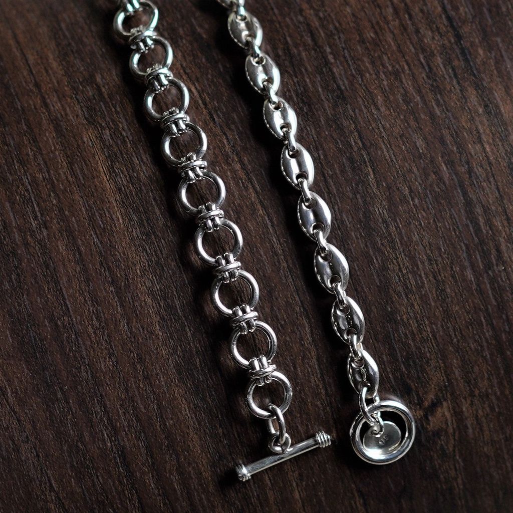 XOLO JEWELRY Caviar Link Bracelet 8mm19cm