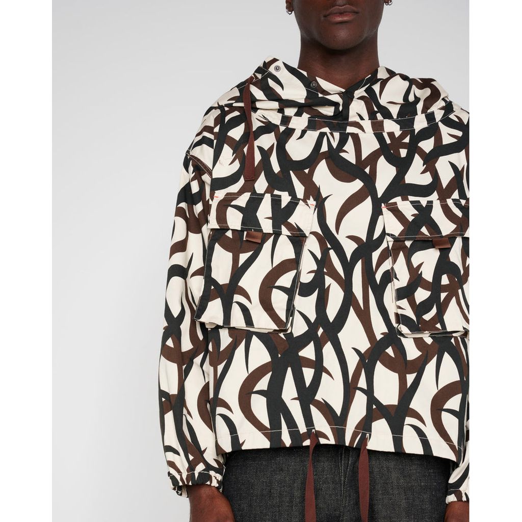 BRAIN DEAD ALL TERRAIN MILITARY SMOCK - CREAM