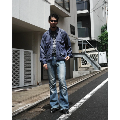 ANACHRONORM RAYON DRIZZLER JACKET NAVY