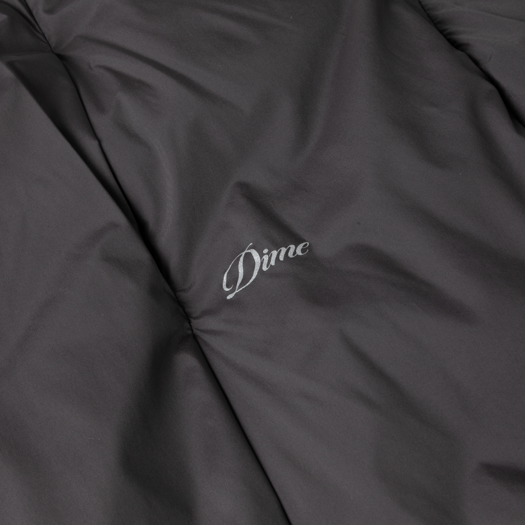 Dime Pleated Puffer (Charcoal)