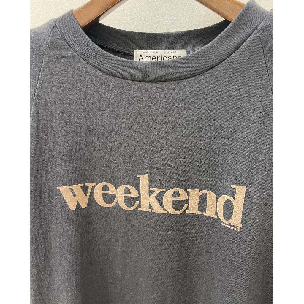 Americana ラグラン ボリュームスリ－ブT