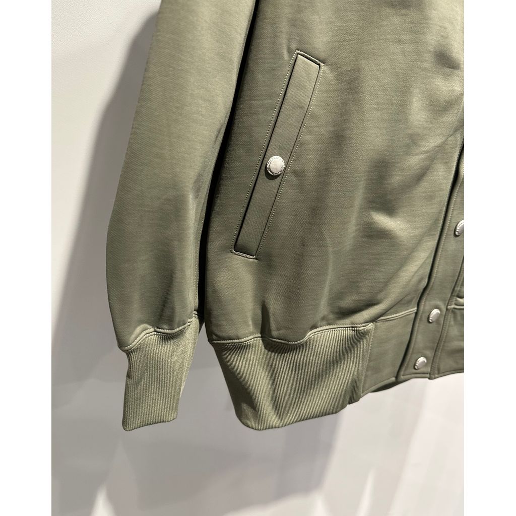 COMME des GARCONS HOMME MA-1 STYLE COTTON NYLON CARDIGAN（KAHKI）