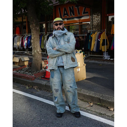 ANACHRONORM REMAKED DENIM WORK JACKET INDIGO (REMAKE)