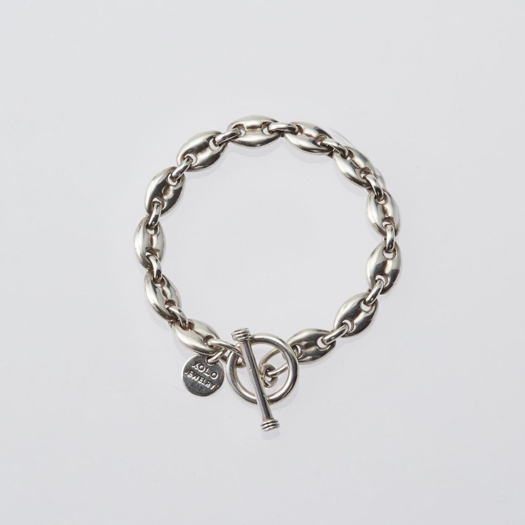 XOLO JEWELRY Caviar Link Bracelet 8mm19cm
