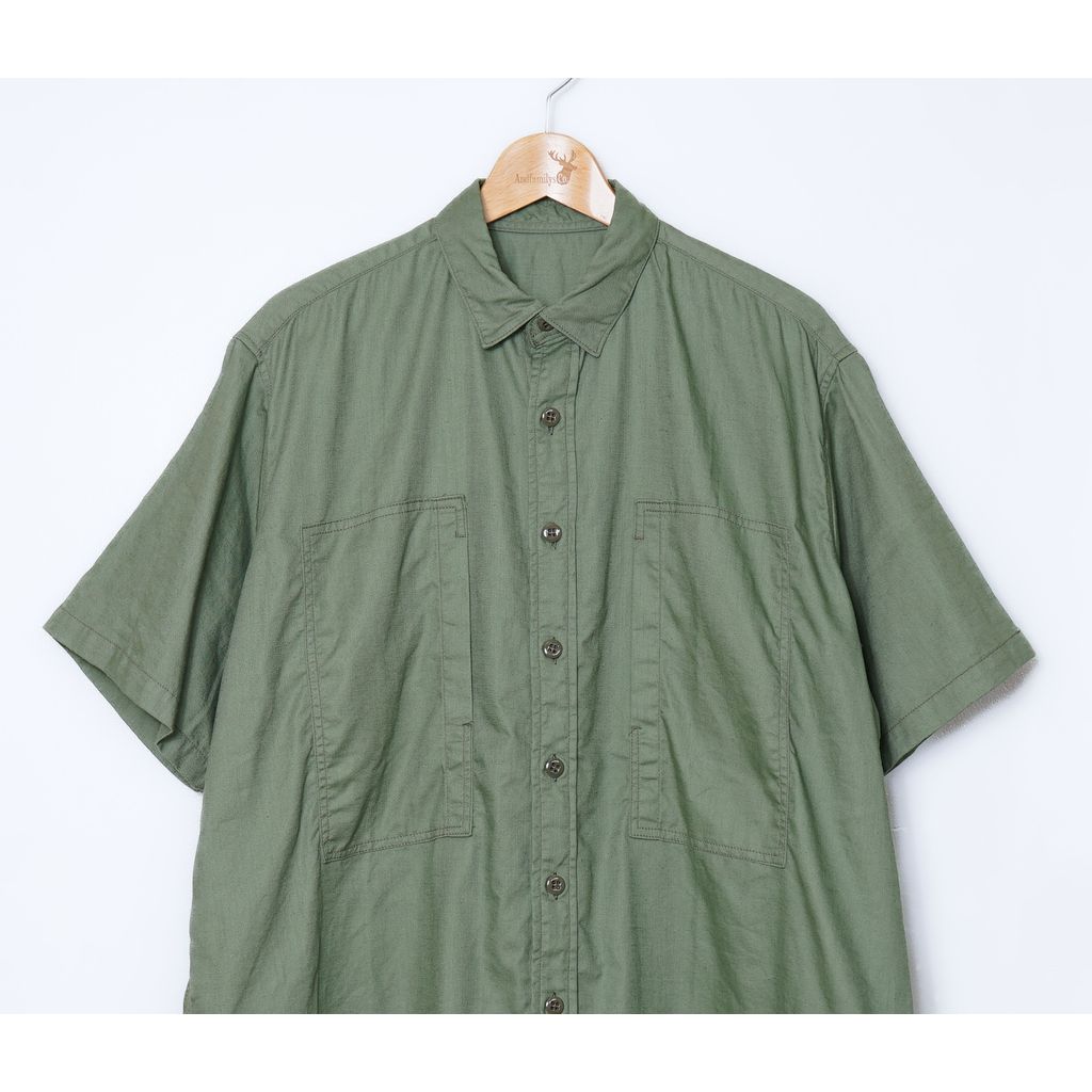 ANDFAMILYS Multi Pocket Work Shirts S/S