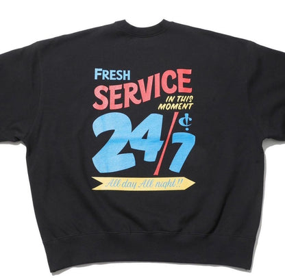 FreshService CORPORATE PRINTED CREW NECK SWEAT "All Day All Night"