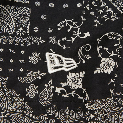 NEW ERA  ウーブン ショートパンツ Floral Paisley ブラック